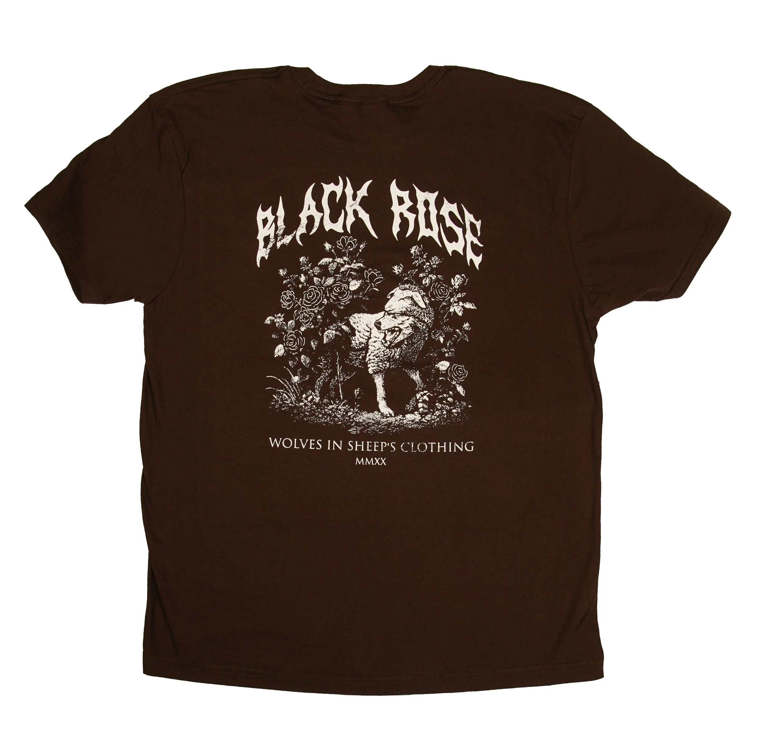 Black Rose Sk8boards - Wolves in sheep's clothing Hoodie (Brown
